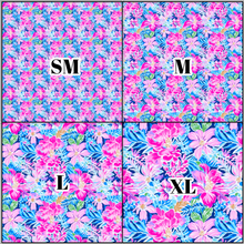 Load image into Gallery viewer, Printed Vinyl &amp; HTV Preppy Florals B Pattern 12 x 12 inch sheet
