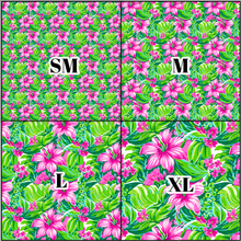 Load image into Gallery viewer, Printed Vinyl &amp; HTV Preppy Florals L Pattern 12 x 12 inch sheet
