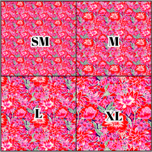 Load image into Gallery viewer, Printed Vinyl &amp; HTV Preppy Florals M Pattern 12 x 12 inch sheet