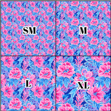Load image into Gallery viewer, Printed Vinyl &amp; HTV Preppy Florals T Pattern 12 x 12 inch sheet