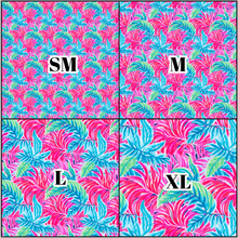 Load image into Gallery viewer, Printed Vinyl &amp; HTV Preppy Fronds C Pattern 12 x 12 inch sheet