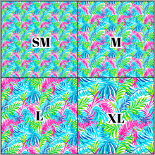 Load image into Gallery viewer, Printed Vinyl &amp; HTV Preppy Fronds P Pattern 12 x 12 inch sheet