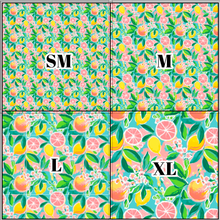 Load image into Gallery viewer, Printed Vinyl &amp; HTV Preppy Fruit A Pattern 12 x 12 inch sheet