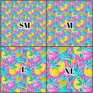 Printed Vinyl & HTV Preppy Fruit J Pattern 12 x 12 inch sheet