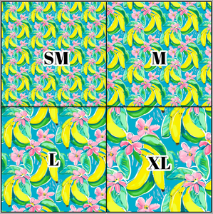 Printed Vinyl & HTV Preppy Fruit O Pattern 12 x 12 inch sheet