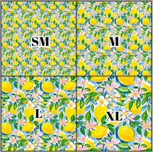Load image into Gallery viewer, Printed Vinyl &amp; HTV Preppy Lemons B Pattern 12 x 12 inch sheet