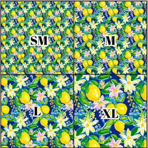 Printed Vinyl & HTV Preppy Lemons C Pattern 12 x 12 inch sheet