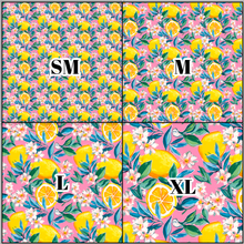 Load image into Gallery viewer, Printed Vinyl &amp; HTV Preppy Lemons E Pattern 12 x 12 inch sheet