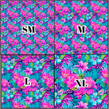 Load image into Gallery viewer, Printed Vinyl &amp; HTV Preppy Paradise F Patterns 12 x 12 inch sheet