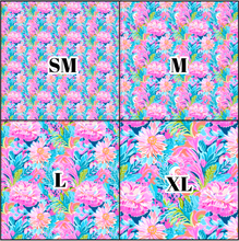 Load image into Gallery viewer, Printed Vinyl &amp; HTV Preppy Paradise G Patterns 12 x 12 inch sheet