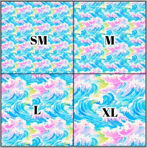 Printed Vinyl & HTV Preppy Vacation A Pattern 12 x 12 inch sheet