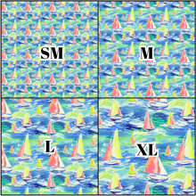 Load image into Gallery viewer, Printed Vinyl &amp; HTV Sailboat I Pattern 12 x 12 inch sheet