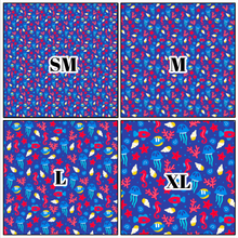 Load image into Gallery viewer, Printed Vinyl | Summer B | Permanent Removable Adhesive | Permanent Glitter Adhesive | HTV | Glitter HTV | 12 x 12 inches | ONE Sheet