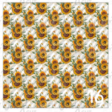 Load image into Gallery viewer, Printed Adhesive Vinyl SUNFLOWER BEE