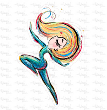 Load image into Gallery viewer, Sticker | 67B | Super Hero Girl | Waterproof Vinyl Sticker | White | Clear | Permanent | Removable | Window Cling | Glitter | Holographic