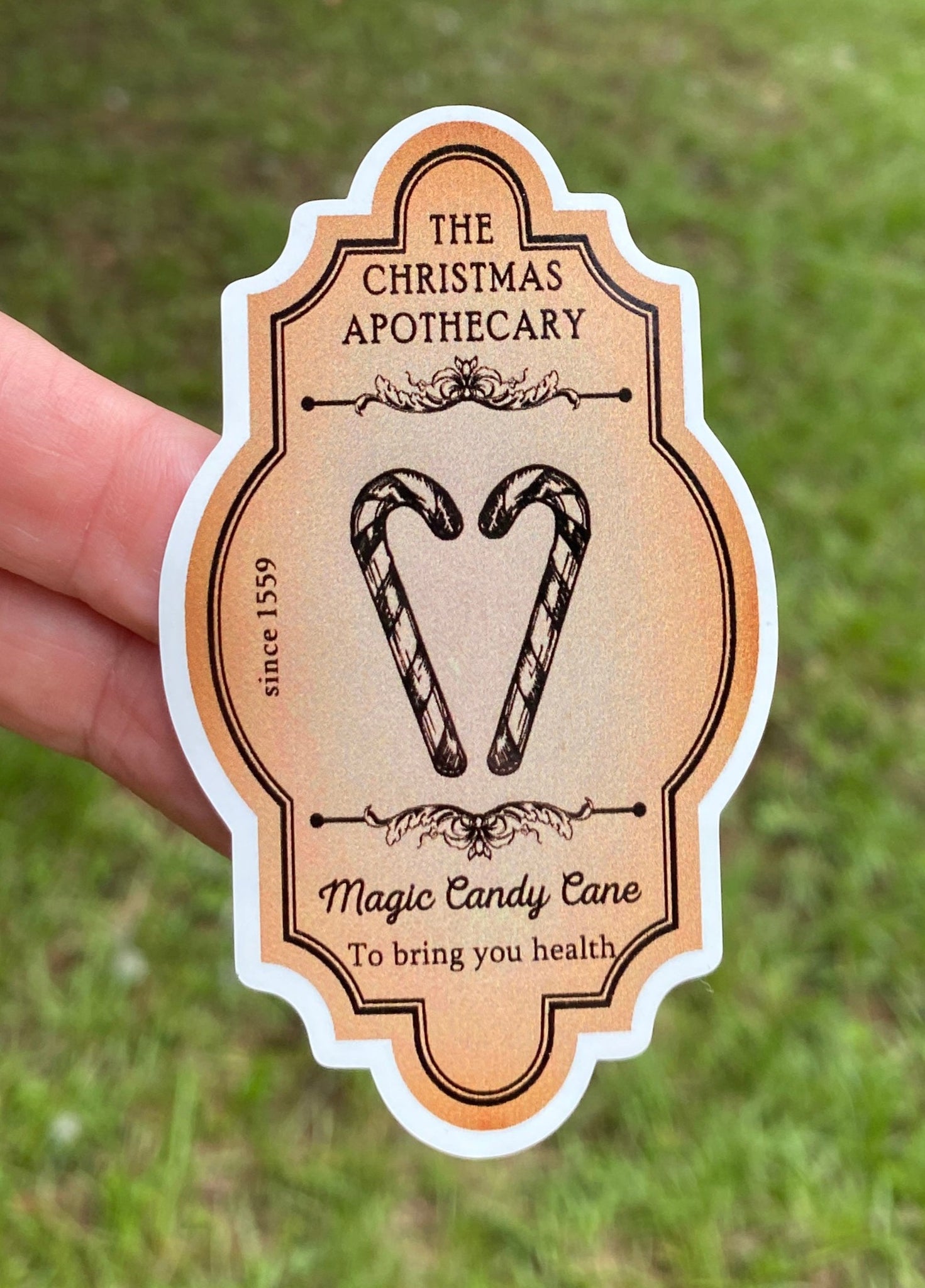 Clear Apothecary Sticker