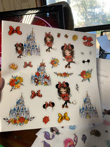 Sticker Sheet MOUSE UPON A TIME Full Sheet