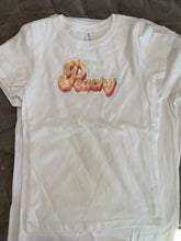 Load image into Gallery viewer, T Shirt Peachy White Cotton Girls