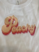 Load image into Gallery viewer, T Shirt Peachy White Cotton Girls