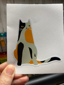 Sticker Calico Cat