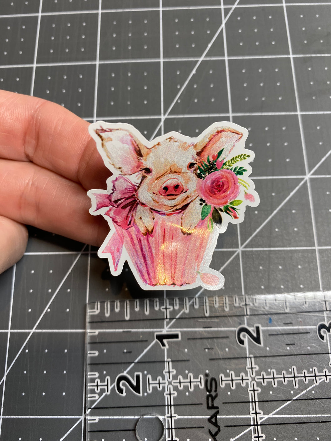 Mini Sticker K16 Pig Cupcake