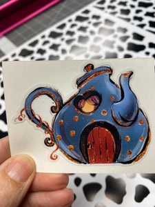 Sticker 11-I Teapot Fall Fairyland Collection