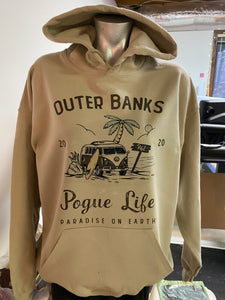 My Vinyl Cut brand T Shirt or Hoodie Pogue Life Outer Banks Surfer Shirt or Hoodie