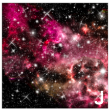 Load image into Gallery viewer, Printed HTV PINK GALAXY Heat Transfer Vinyl 12 x 12 inch sheet