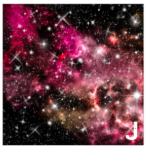 Printed HTV PINK GALAXY Heat Transfer Vinyl 12 x 12 inch sheet