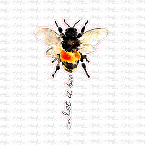 Waterslide Decal Let it Bee H10