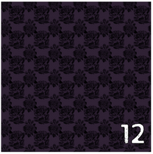 Load image into Gallery viewer, Printed Heat Transfer Vinyl HTV PURPLE GOTHIC Pattern Vinyl 12 x 12 inch sheets