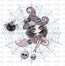 Load image into Gallery viewer, Waterslide Decal Halloween With Spiderweb