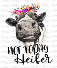 Load image into Gallery viewer, Waterslide Decal Not Today Heifer