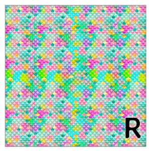 Printed HTV MULTICOLOR MERMAID SCALES Pattern 12 x 12 inch sheets