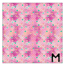 Load image into Gallery viewer, Printed Adhesive Vinyl MULTICOLOR MERMAID SCALES Pattern Vinyl 12 x 12 inch sheets