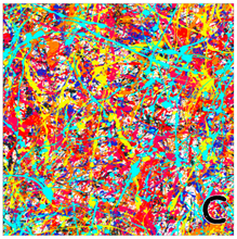 Load image into Gallery viewer, Printed HTV PAINT SPLATTER Patterned Heat Transfer Vinyl 12 x 12 sheet