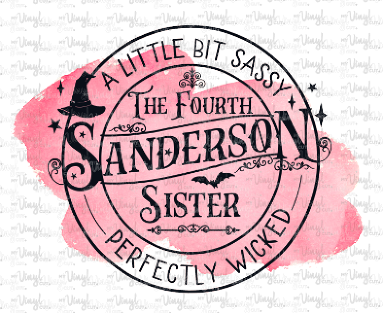 Waterslide Decal 4th Sanderson Sister