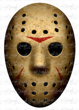 Load image into Gallery viewer, Sublimation Transfer Scary Hockey Mask