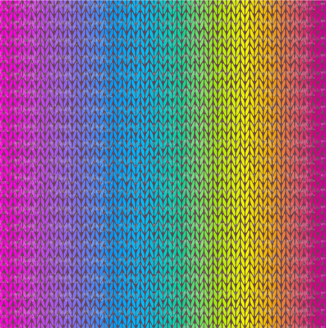 Printed HTV Rainbow Ombre Fabric Patterned Heat Transfer Vinyl 12 x 12 – MY  VINYL CUT