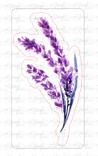 Mini Sticker LF16 Little Flower Lavender