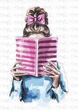Load image into Gallery viewer, Waterslide Decal Girl Reading a Book