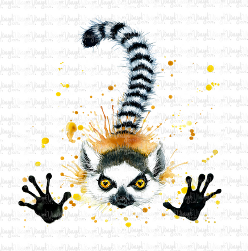 Waterslide Decal Lemur