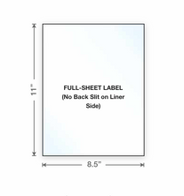 Load image into Gallery viewer, Blank Sticker Sheets for your home desktop printer INKJET or LASER 10 pack
