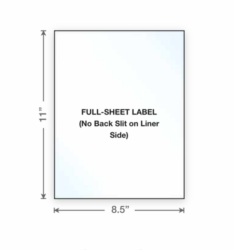 Blank Sticker Sheets for your home desktop printer INKJET or LASER 10 pack