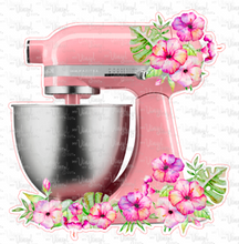 Load image into Gallery viewer, Sticker K4 Pink Kitchen Mixer with Flowers