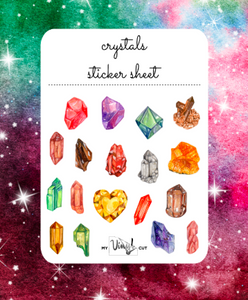 Crystals Sticker