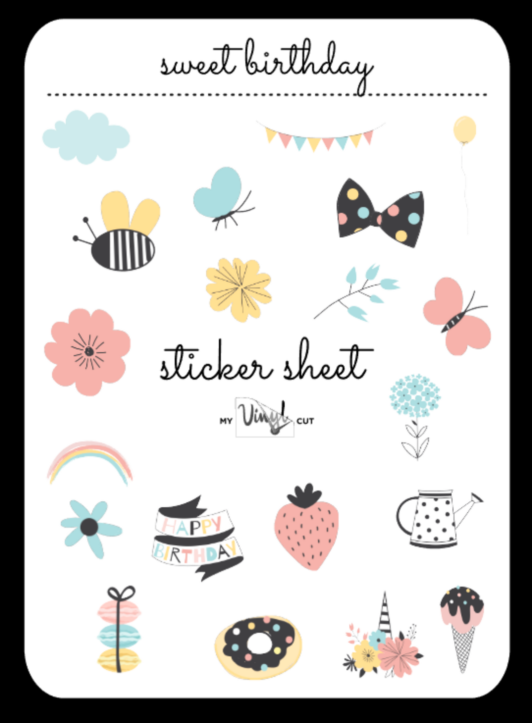 Little Stickers Sheet
