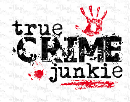 Waterslide Decal True Crime Junkie