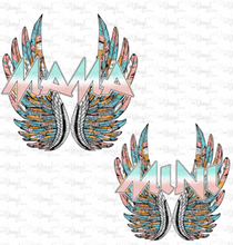 Load image into Gallery viewer, Waterslide Decal Set Mama Mini with Wings