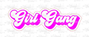 Sticker 1B Girl Gang
